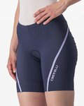 CASTELLI Cycling shorts without bib - VELOCISSIMA 3 LADY - blue