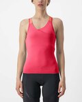 CASTELLI Cycling sleeveless jersey - SOLARIS LADY - pink
