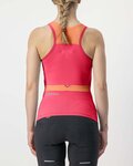 CASTELLI Cycling sleeveless jersey - SOLARIS LADY - pink