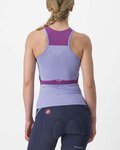 CASTELLI Cycling sleeveless jersey - SOLARIS LADY - purple