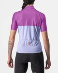 CASTELLI Cycling short sleeve jersey - VELOCISSIMA LADY - purple