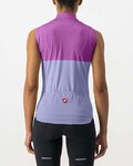 CASTELLI Cycling sleeveless jersey - VELOCISSIMA LADY - purple