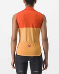 CASTELLI Cycling sleeveless jersey - VELOCISSIMA LADY - orange