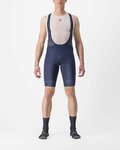 CASTELLI Cycling bib shorts - ENTRATA 2 - blue