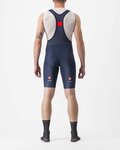 CASTELLI Cycling bib shorts - ENTRATA 2 - blue