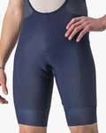 CASTELLI Cycling bib shorts - ENTRATA 2 - blue