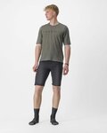 CASTELLI Cycling short sleeve jersey - TRAIL TECH 2 - grey
