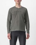 CASTELLI Cycling summer long sleeve jersey - TRAIL TECH 2 - grey