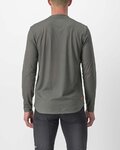 CASTELLI Cycling summer long sleeve jersey - TRAIL TECH 2 - grey