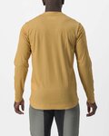 CASTELLI Cycling summer long sleeve jersey - TRAIL TECH 2 - yellow