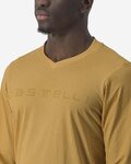 CASTELLI Cycling summer long sleeve jersey - TRAIL TECH 2 - yellow