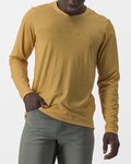 CASTELLI Cycling summer long sleeve jersey - TRAIL TECH 2 - yellow