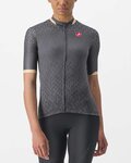 CASTELLI Cycling short sleeve jersey - PEZZI LADY - grey