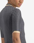 CASTELLI Cycling short sleeve jersey - PEZZI LADY - grey