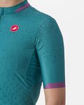CASTELLI Cycling short sleeve jersey - PEZZI LADY - green