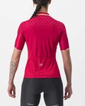 CASTELLI Cycling short sleeve jersey - PEZZI LADY - red