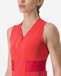 CASTELLI Cycling sleeveless jersey - ANIMA 4 LADY - orange