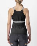 CASTELLI Cycling sleeveless jersey - BAVETTE LADY - anthracite