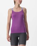 CASTELLI Cycling sleeveless jersey - BAVETTE LADY - purple