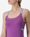 CASTELLI Cycling sleeveless jersey - BAVETTE LADY - purple
