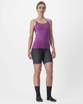 CASTELLI Cycling sleeveless jersey - BAVETTE LADY - purple