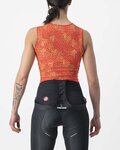 CASTELLI Cycling sleeve less t-shirt - PRO MESH 4 W LADY - orange