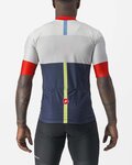 CASTELLI Cycling short sleeve jersey - SEZIONE - ivory/blue/red
