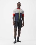 CASTELLI Cycling short sleeve jersey - SEZIONE - ivory/blue/red