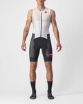 CASTELLI Cycling skinsuit - FREE SANREMO 2 - black/white