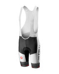 CASTELLI Cycling bib shorts - INFERNO - white/black