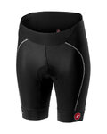 CASTELLI Cycling shorts without bib - VELOCISSIMA LADY - black/white