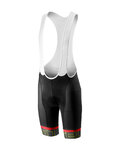 CASTELLI Cycling bib shorts - VOLO  - yellow/red/black