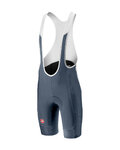 CASTELLI Cycling bib shorts - EVOLUZIONE 2.0 - blue