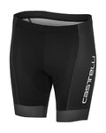 CASTELLI Cycling shorts without bib - FUTURE RACER KIDS - black