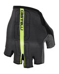 CASTELLI Cycling fingerless gloves - TEMPO - grey/yellow