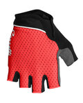 CASTELLI Cycling fingerless gloves - ROUBAIX W GEL LADY - red/black