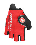 CASTELLI Cycling fingerless gloves - ROSSO CORSA PRO - red