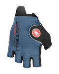 CASTELLI Cycling fingerless gloves - ROSSO CORSA PRO - blue