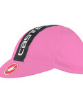 CASTELLI Cycling hat - RETRO 3 - pink/black