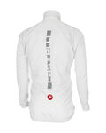 CASTELLI Cycling windproof jacket - SQUADRA ER - white