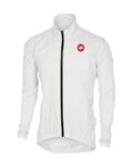 CASTELLI Cycling windproof jacket - SQUADRA ER - white