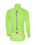 CASTELLI Cycling windproof jacket - SQUADRA ER - yellow