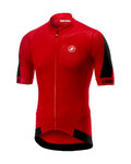 CASTELLI Cycling short sleeve jersey - VOLATA 2.0 - black/red