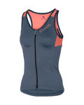 CASTELLI Cycling sleeveless jersey - SOLARE LADY - blue/pink