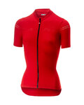 CASTELLI Cycling short sleeve jersey - PROMESSA 2.0 LADY - red