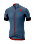 CASTELLI Cycling short sleeve jersey - AERO RACE 4.1 SOLID - blue