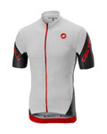 CASTELLI Cycling short sleeve jersey - ENTRATA 3.0 - white/red