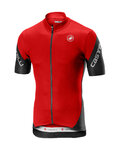CASTELLI Cycling short sleeve jersey - ENTRATA 3.0 - red/black
