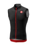 CASTELLI Cycling sleeveless jersey - ENTRATA 3.0 - black/red