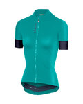 CASTELLI Cycling short sleeve jersey - ANIMA 2.0 LADY - blue/green